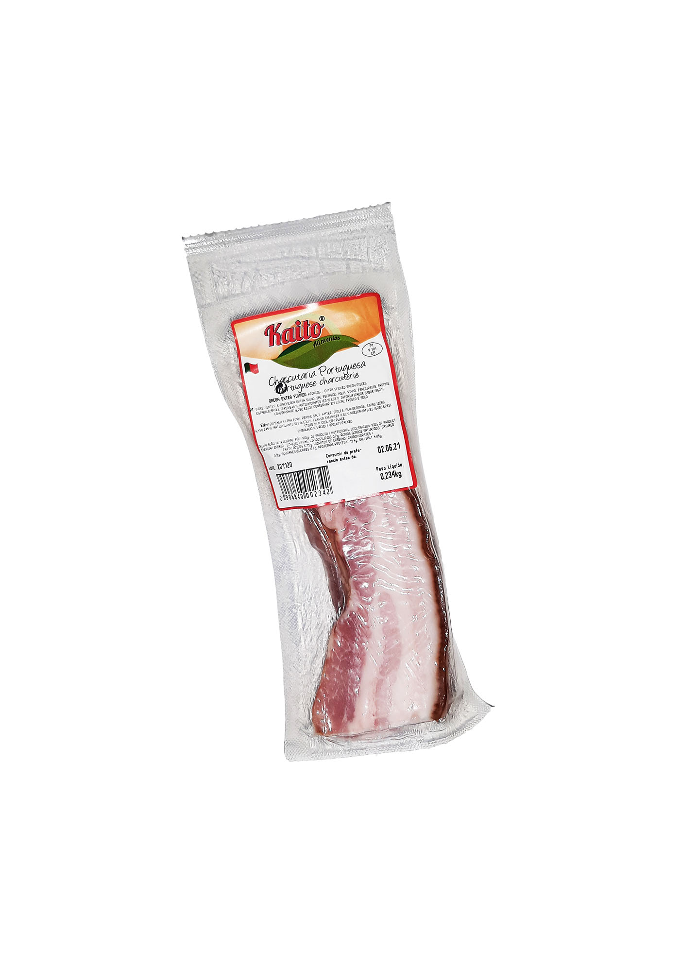 bacon kaito pedacos